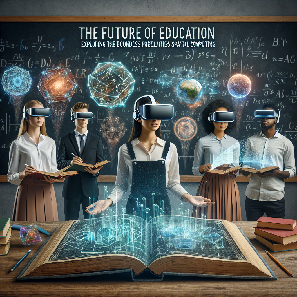 The Future of Education: Exploring the Boundless Possibilities of Spatial Computing